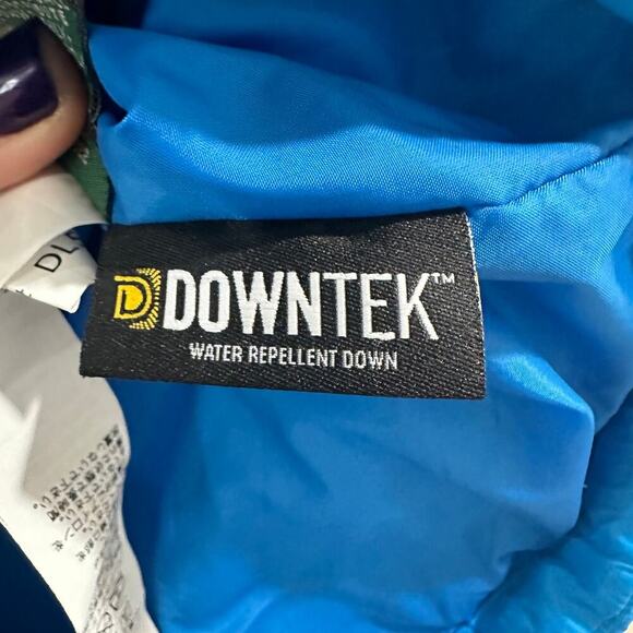 L. L. Bean Down Filled Blue Quilted Puffer Coat, VGUC, Sz Girls L (14-16) (14B) - Picture 7 of 7